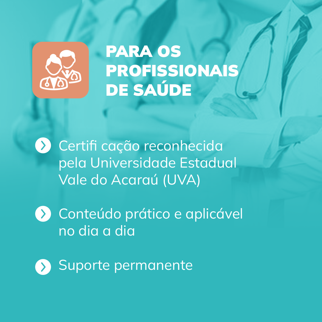 Para equipes de saúde